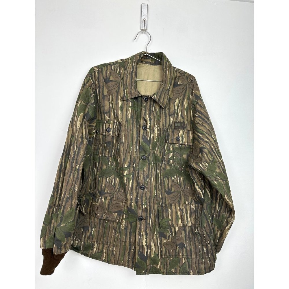 Vintage Liberty Realtree Camo Hunting Shirt - Made In USA  -NO SIZE TAGE